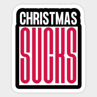 Christmas Sucks Sticker